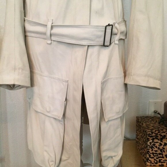 Ann Demeulemeester Leather Duster Trench Coat belt - Picture 7 of 12